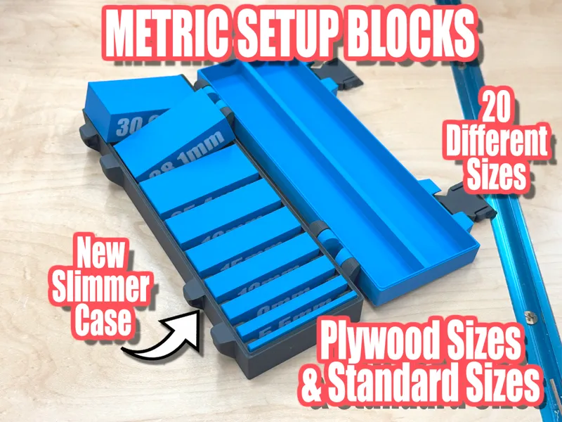 Woodworking Setup Blocks - Metric