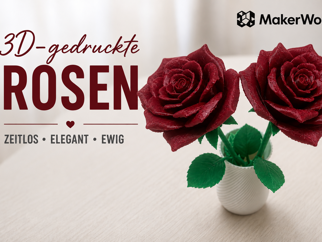 Miniatura 1 do modelo 3D Red Rose 