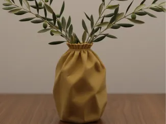 The Sack Vase – Simplicity Wrapped in Texture 