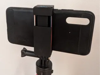 GoPro horizontal phone mount