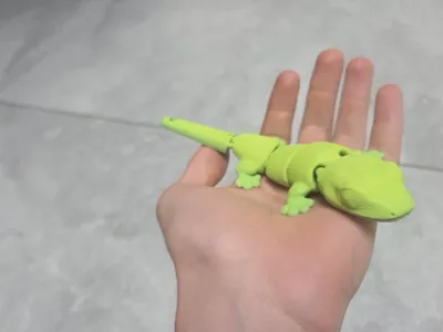 Flexi Gecko Keychain
