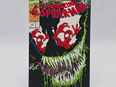 The Amazing Spider-Man #346 Comic Cover Hueforge