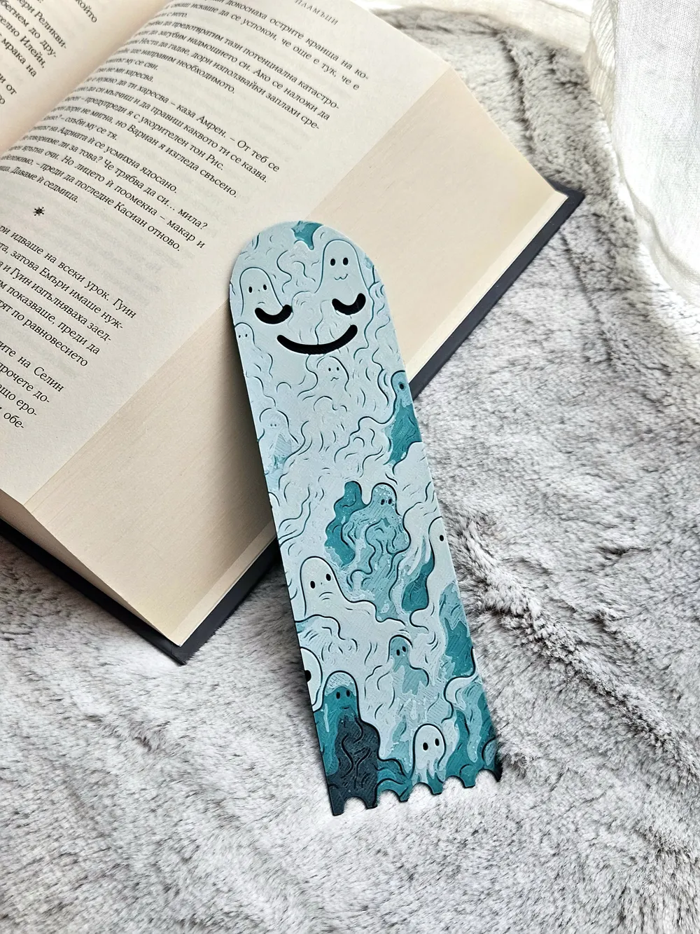 Ghostly Ghost - Glow in the Dark Bookmark! - Free 3D Print Model ...