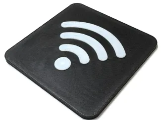 NFC Tag Wi-Fi Coaster