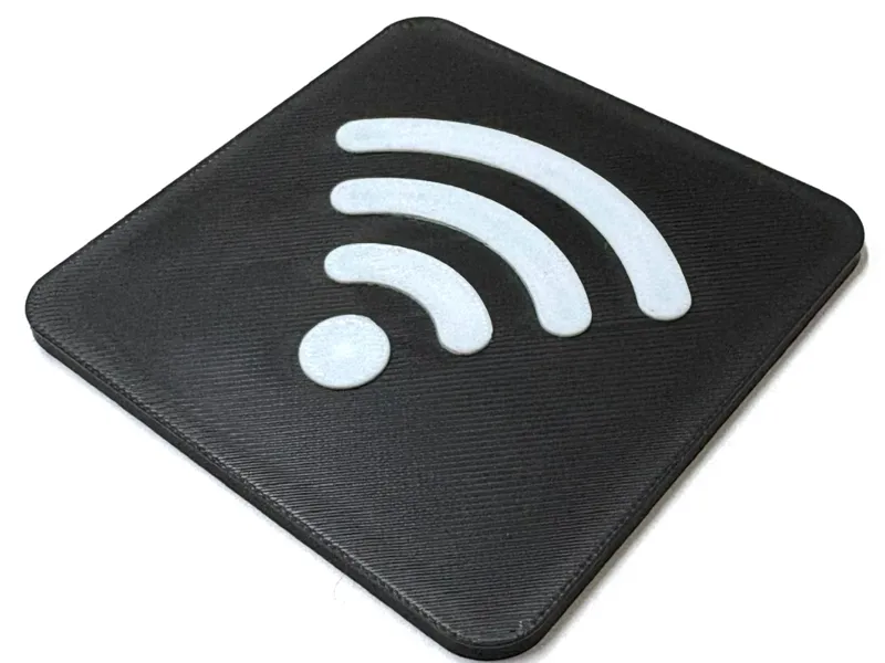 NFC Tag Wi-Fi Coaster