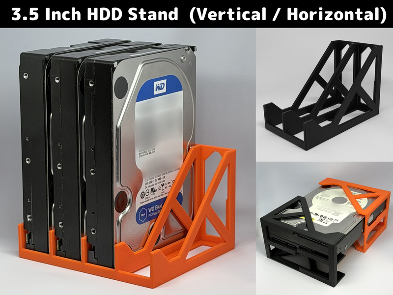 3.5 Inch HDD Stand/Organizer (Vertical/Horizontal)