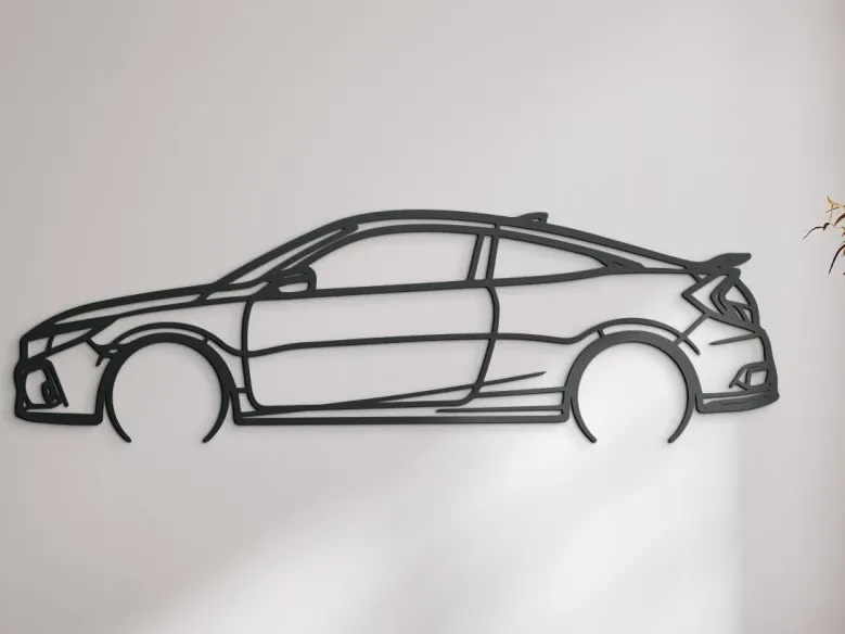 3D Wall Art Honda 19 Civic Si