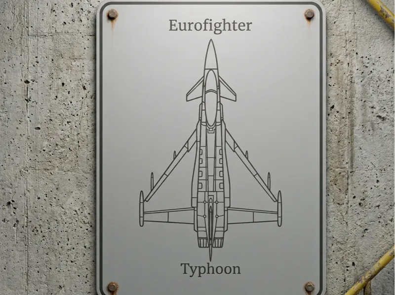 Eurofighter Typhoon Bauplan
