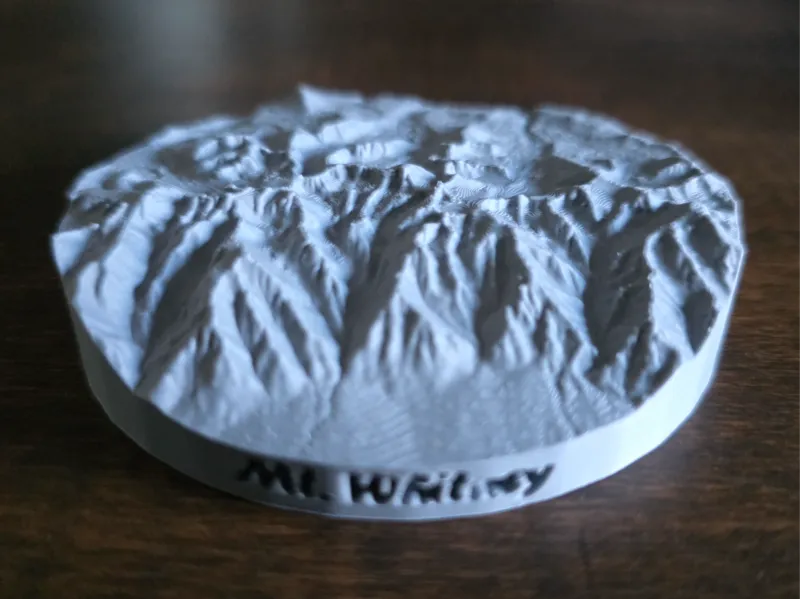 Mt. Whitney Model (1:275,000 Scale)