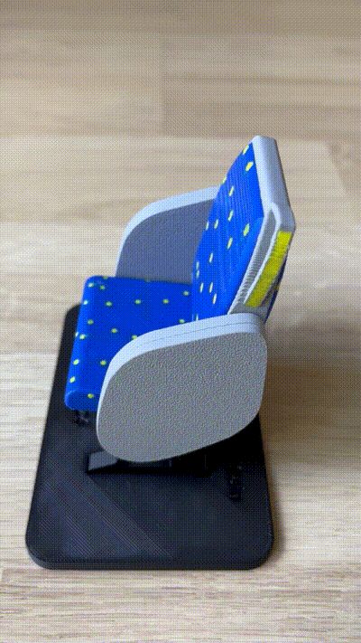Sydney convertible train seat 