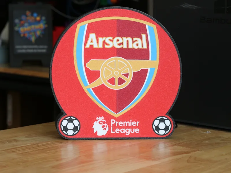 Arsenal EPL Football LED Light Box