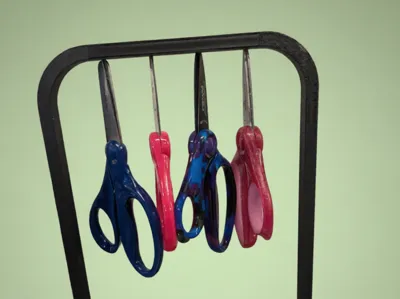 Magnetic Scissor Holder (up to 4 pairs)