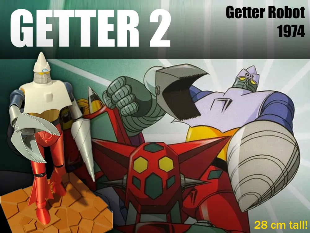 GETTER ROBOT - GETTER 2 - Space Robot - Anime 1974 by DakkarDaemor