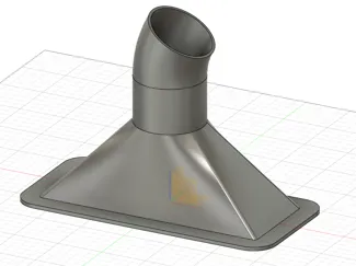 Parameterised Brake Duct Inlet