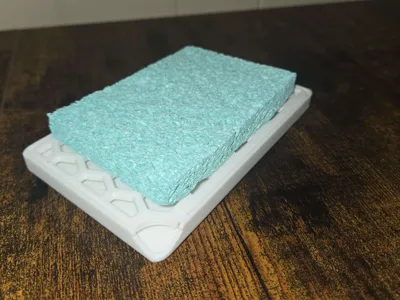 Soap/Sponge Dish Tray - Dual Piece Drainage