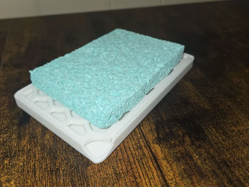 Soap/Sponge Dish Tray - Dual Piece Drainage