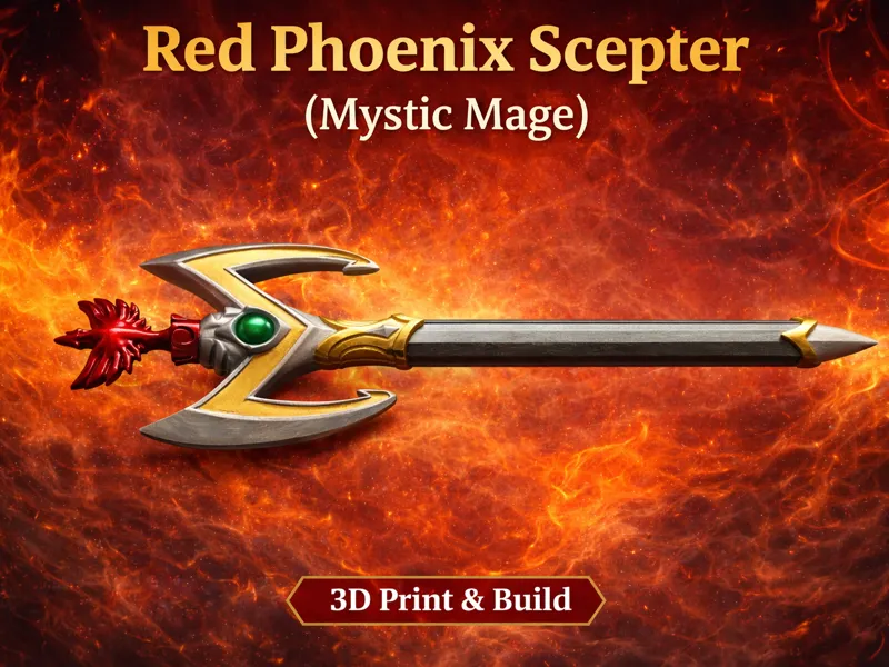 Red Phoenix Scepter (Mystic Mage)
