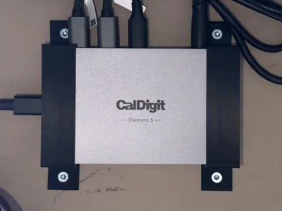 CalDigit Element 5 Hub under desk mount