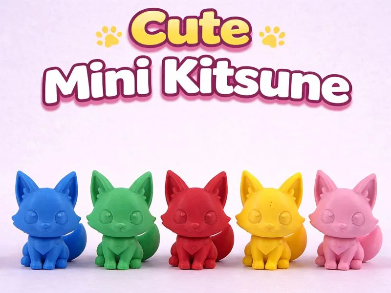 Cute Mini Kitsune