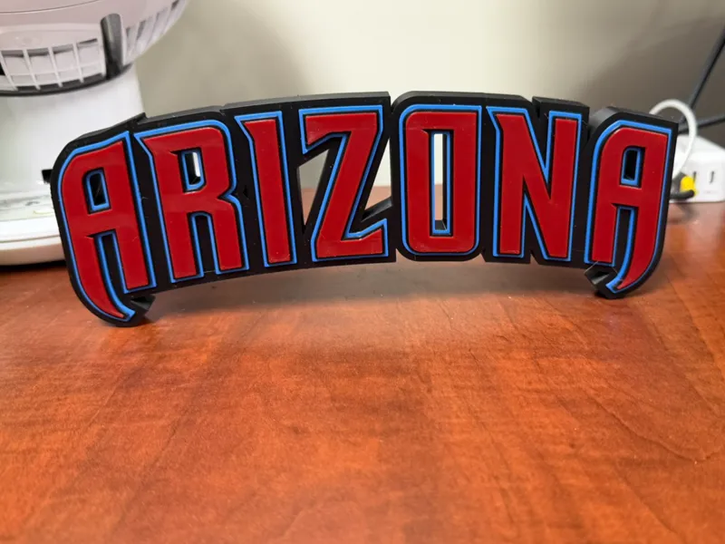 Arizona Diamondback Jersey script logo - fan art