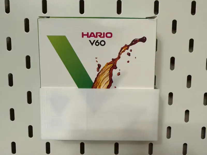 v60手冲滤纸洞洞板收纳盒