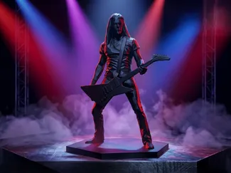 James Hetfield (Metallica) - Low Poly Figure