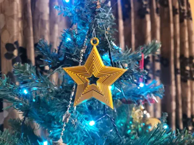 Xmas Star Bauble