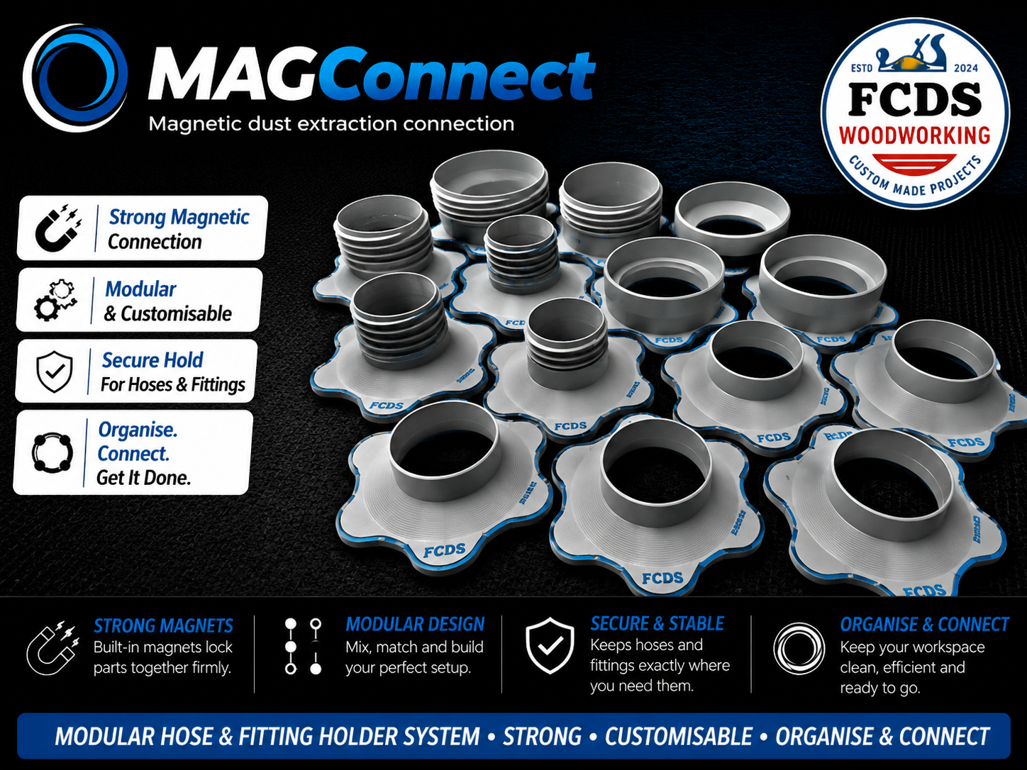 Magnetic Dust Extraction Adaptors