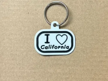 California Keychain