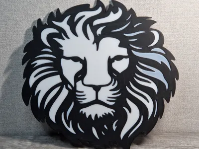 Lion - WallArt - By LBI3D