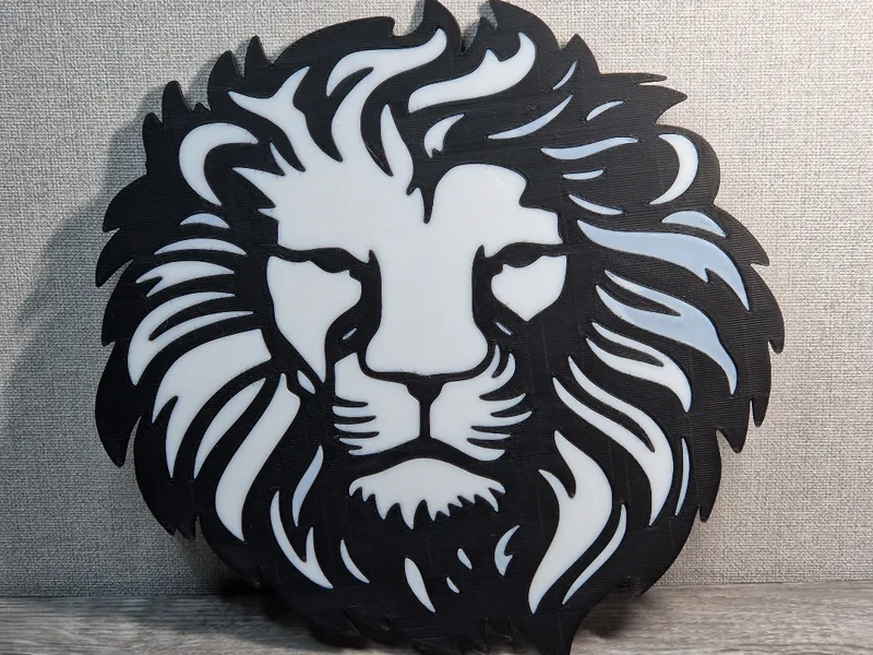 Lion - WallArt - By LBI3D