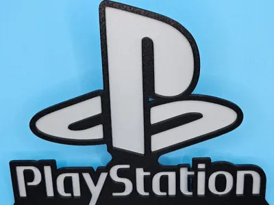 Play Station - Placa decorativa parede