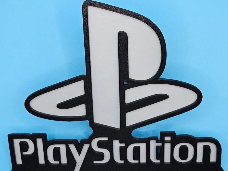 Play Station - Placa decorativa parede