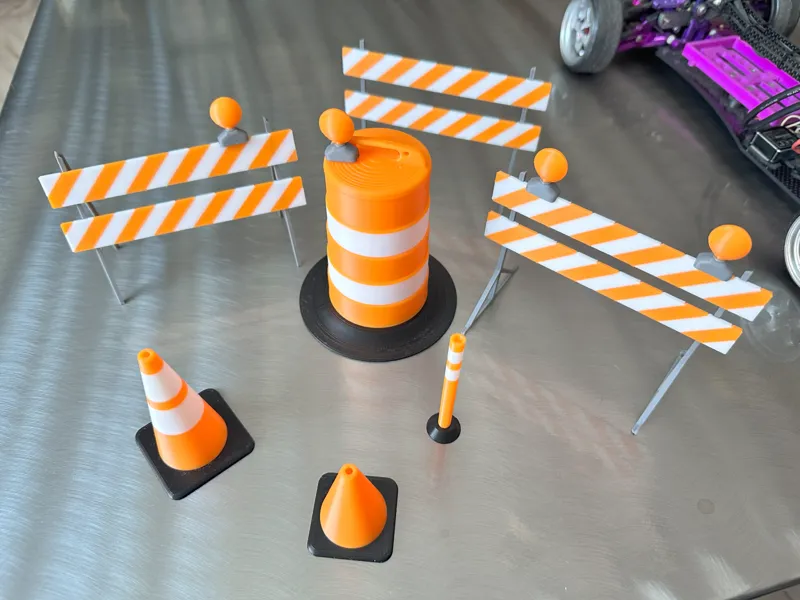 RC Drift Diorama - Street Barricade Package