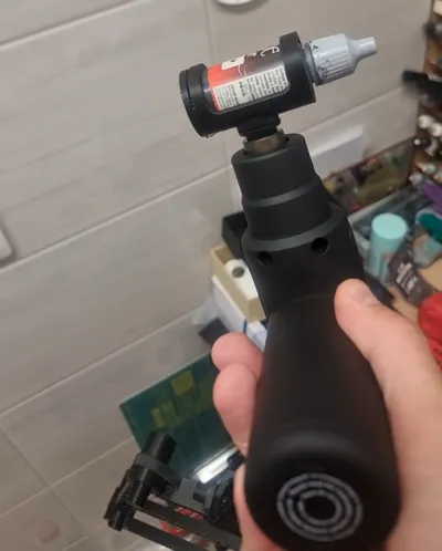 Vallejo paint shaker for massager from Lidl