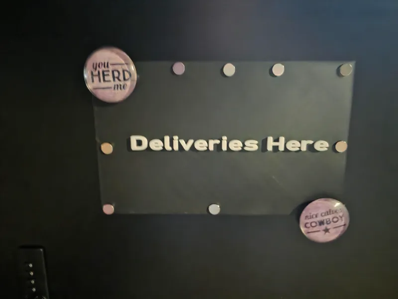 Delivery Box Sign