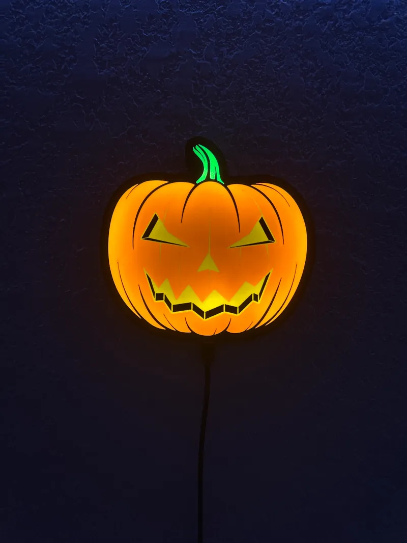 Jack-O-Lantern Light Box