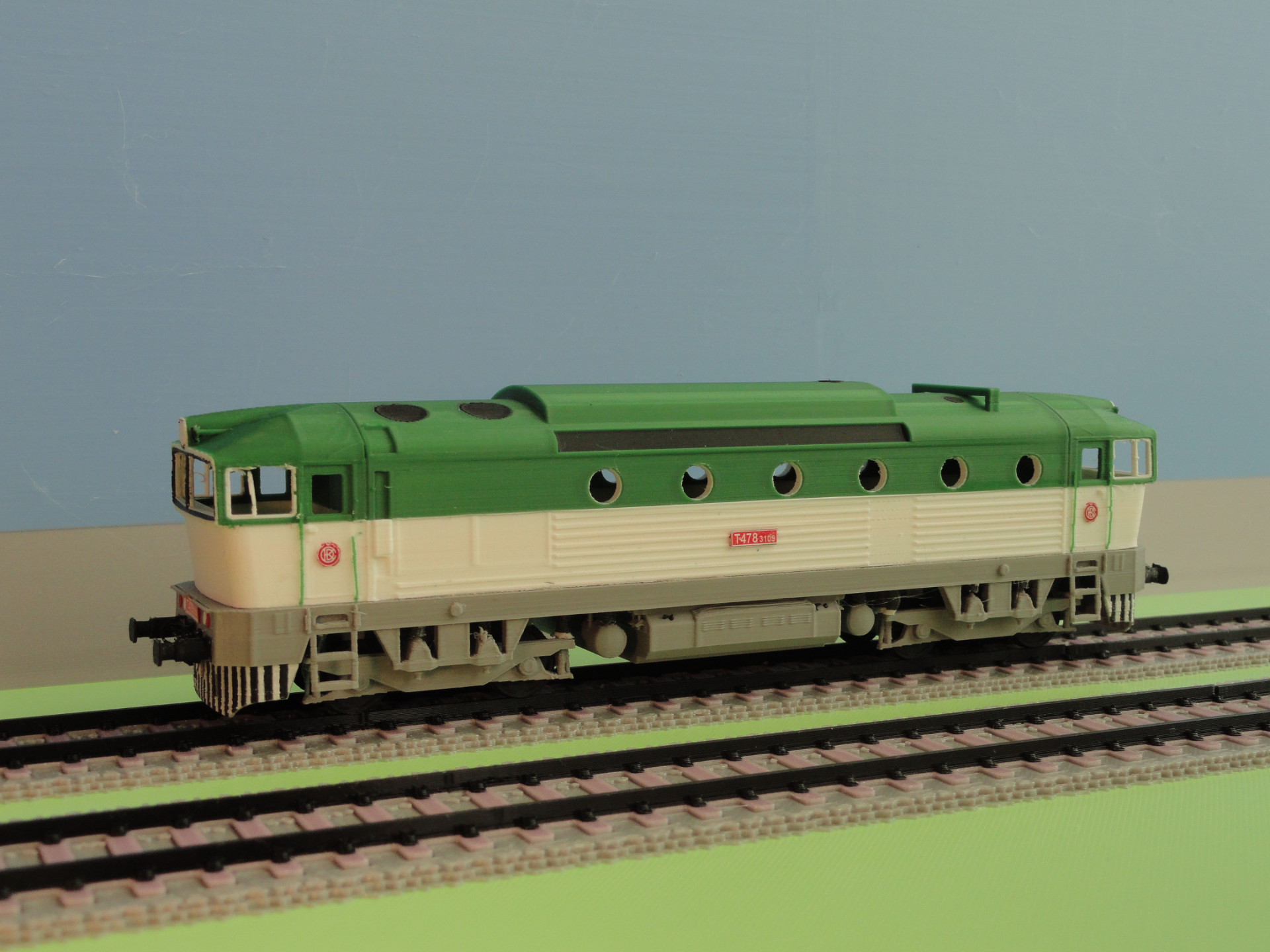 Diesel Locomotive T478.3 ČSD "Brejlovec" H0
