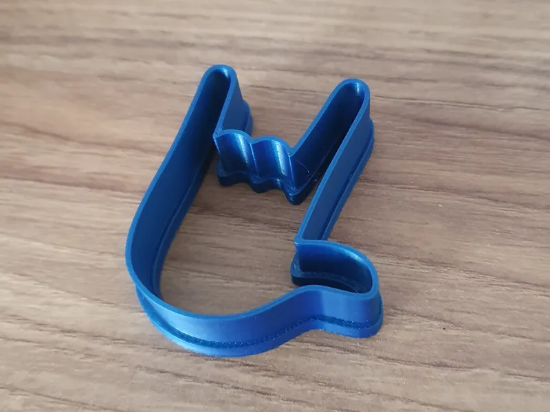 Sign of the horns cookie cutter