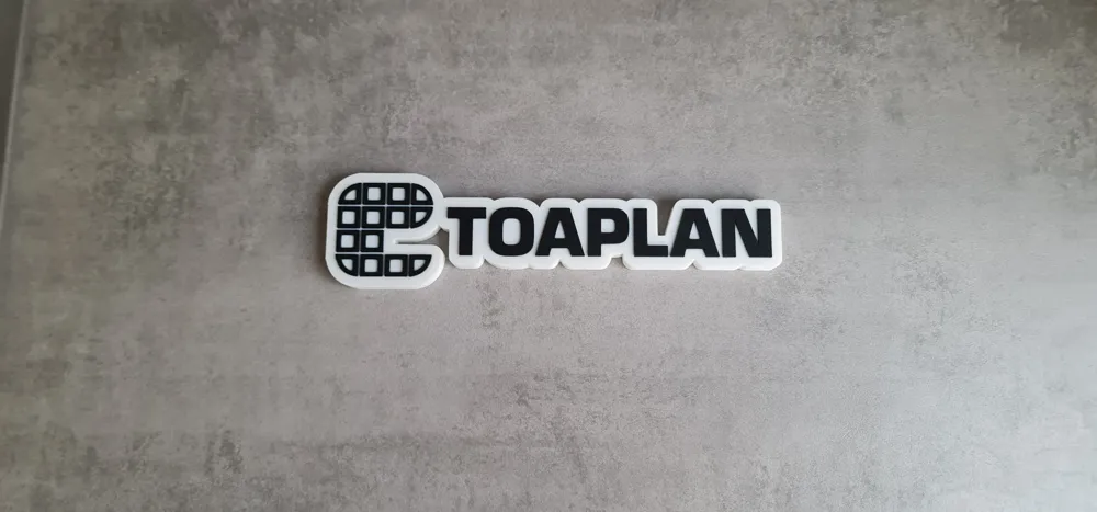 Toaplan Logo / Sign - Free 3D Print Model - MakerWorld