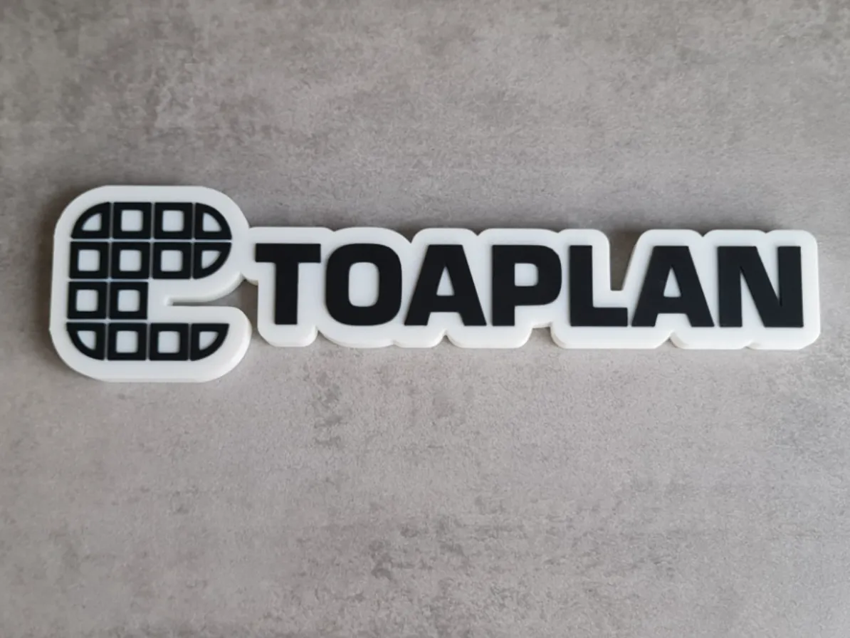 Toaplan Logo / Sign - Free 3D Print Model - MakerWorld