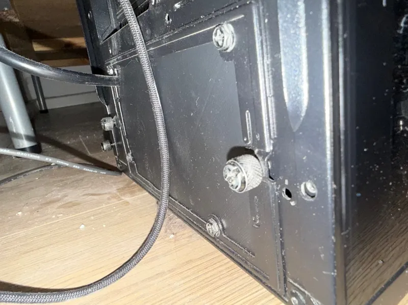 ATX power supply blanking plate for PSU relocation