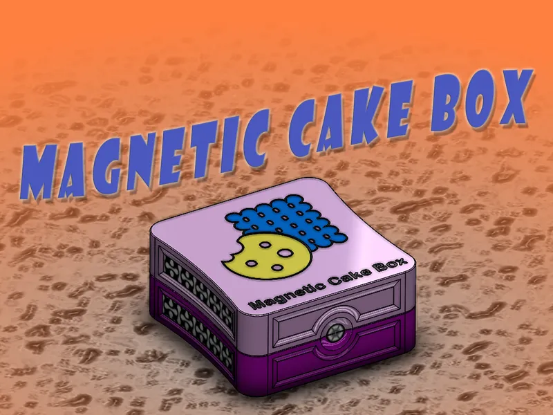 Magnetic Cake Box