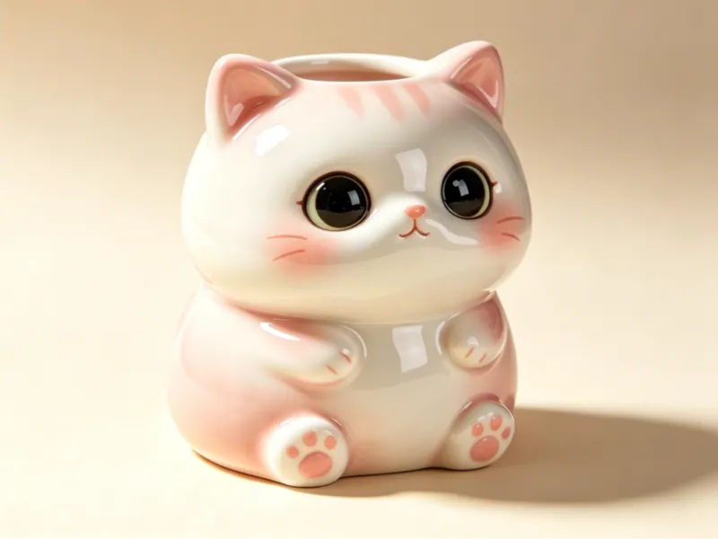 可爱小猫笔筒