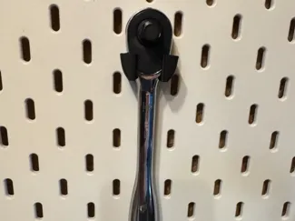 Biltema ratchet wrench (3/8) holder for Skadis