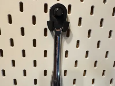 Biltema ratchet wrench (3/8) holder for Skadis