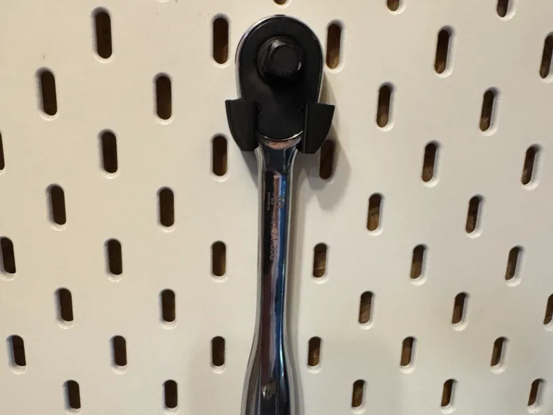 Biltema ratchet wrench (3/8) holder for Skadis