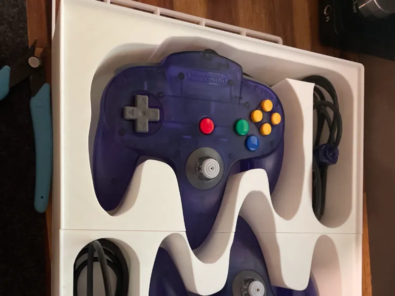 Gridfinity N64 Controller Holder