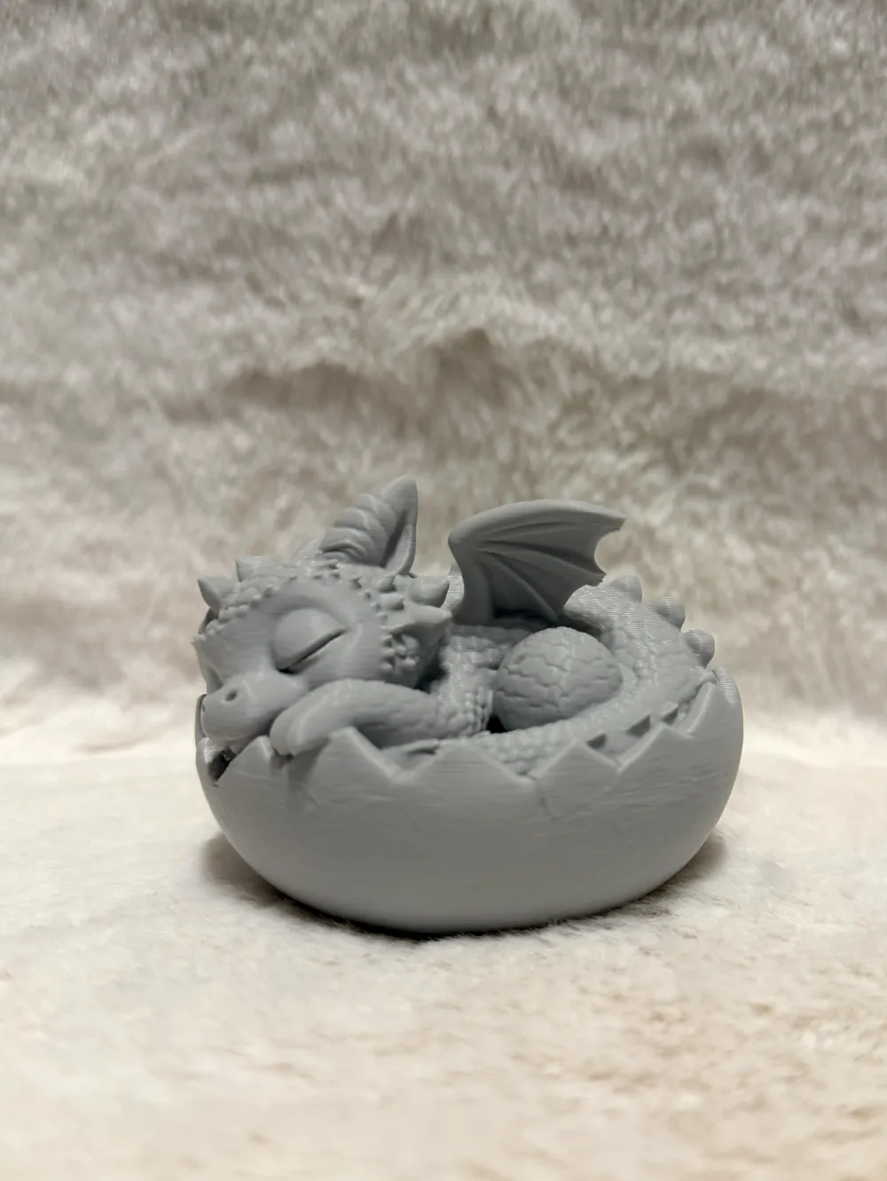 Sleeping Baby Dragon in Egg - Free 3D Print Model - MakerWorld