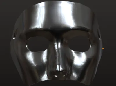 Resized Abby Mask (Silver)